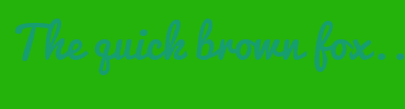 Image with Font Color 169E6F and Background Color 24B30B